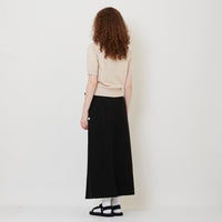 Women Maxi Skirt - Black - SW2510169B