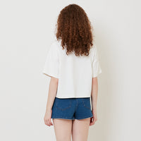 Women Embroidery Cropped Top - SW2511177