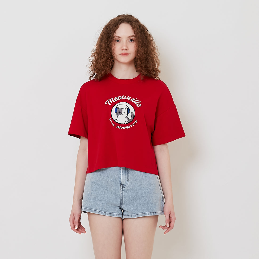 Women Embroidery Cropped Top - SW2511177