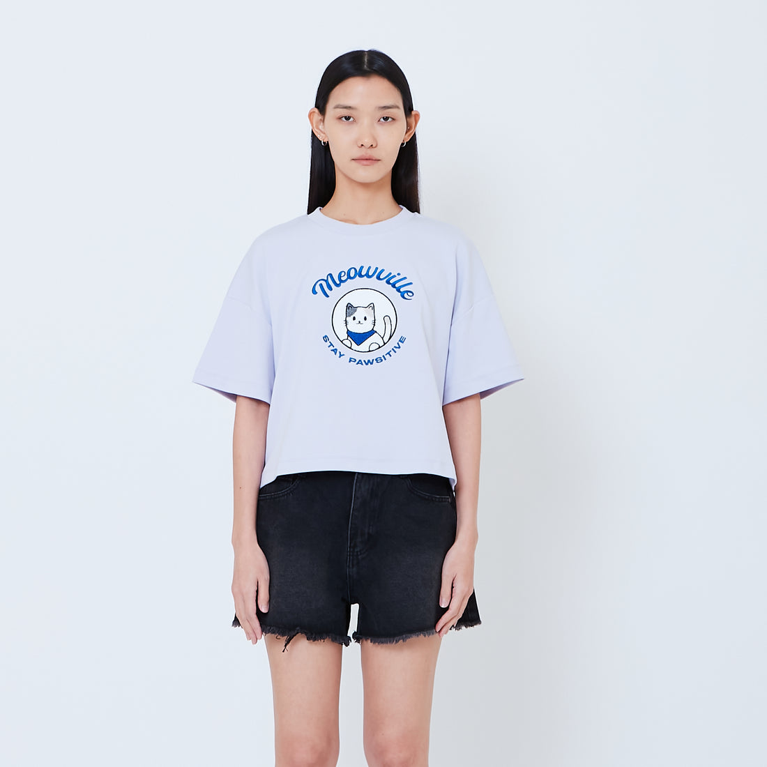 Women Embroidery Cropped Top - SW2511177