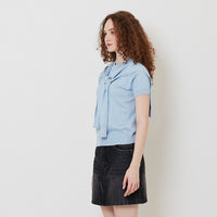 Women 2-in-1 Knit Top - Light Blue - SW2511182B