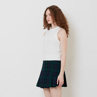 Women Sequin Knit Tank Top - Off White - SW2511183A