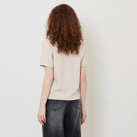 Women Neoprene Polo Top - Light Khaki - SW2511185B