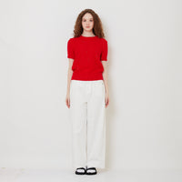 Women Wide-Leg Jeans - Off White - SW2511191A