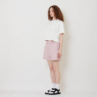 Women Cotton Nylon Shorts - Light Pink - SW2511192B