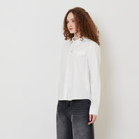 Women Oxford Shirt - Off White - SW2511194A