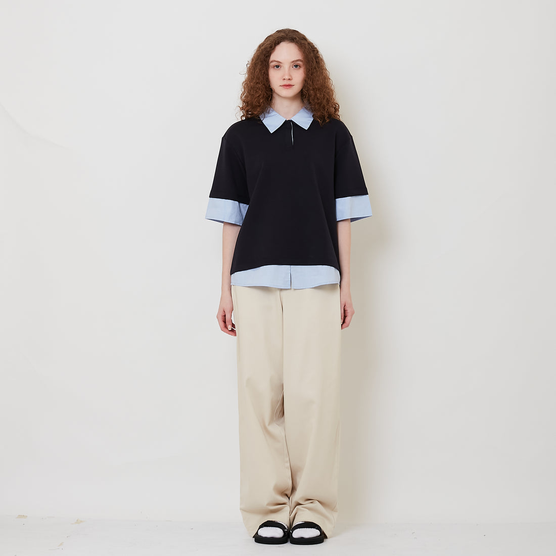 Women Drawstring Hem Pants - Light Khaki - SW2511197A