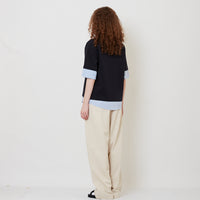 Women Drawstring Hem Pants - Light Khaki - SW2511197A