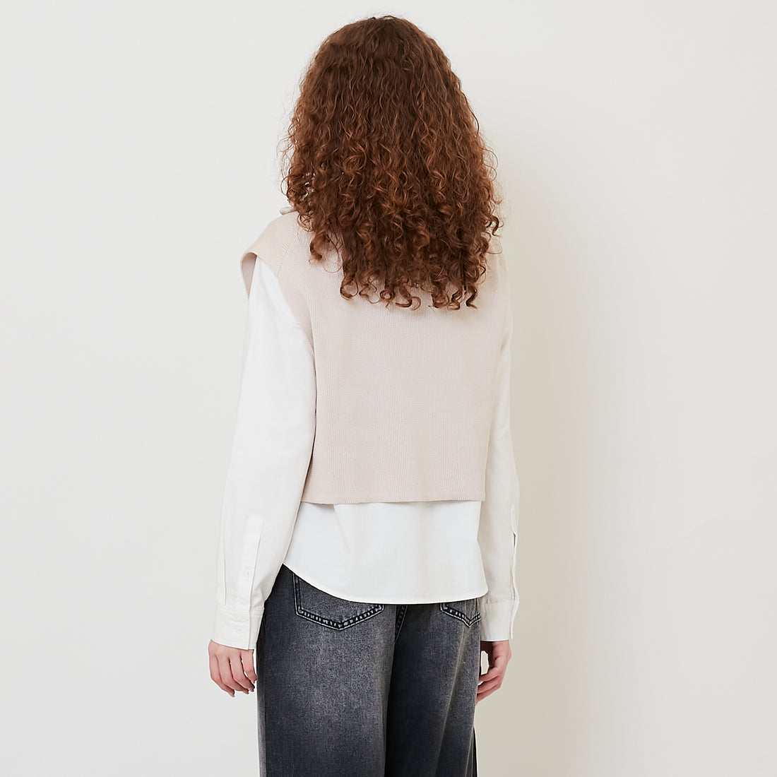 Women Turtle Neck Knit Top - Light Khaki - SW2511198A