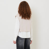 Women Turtle Neck Knit Top - Light Khaki - SW2511198A