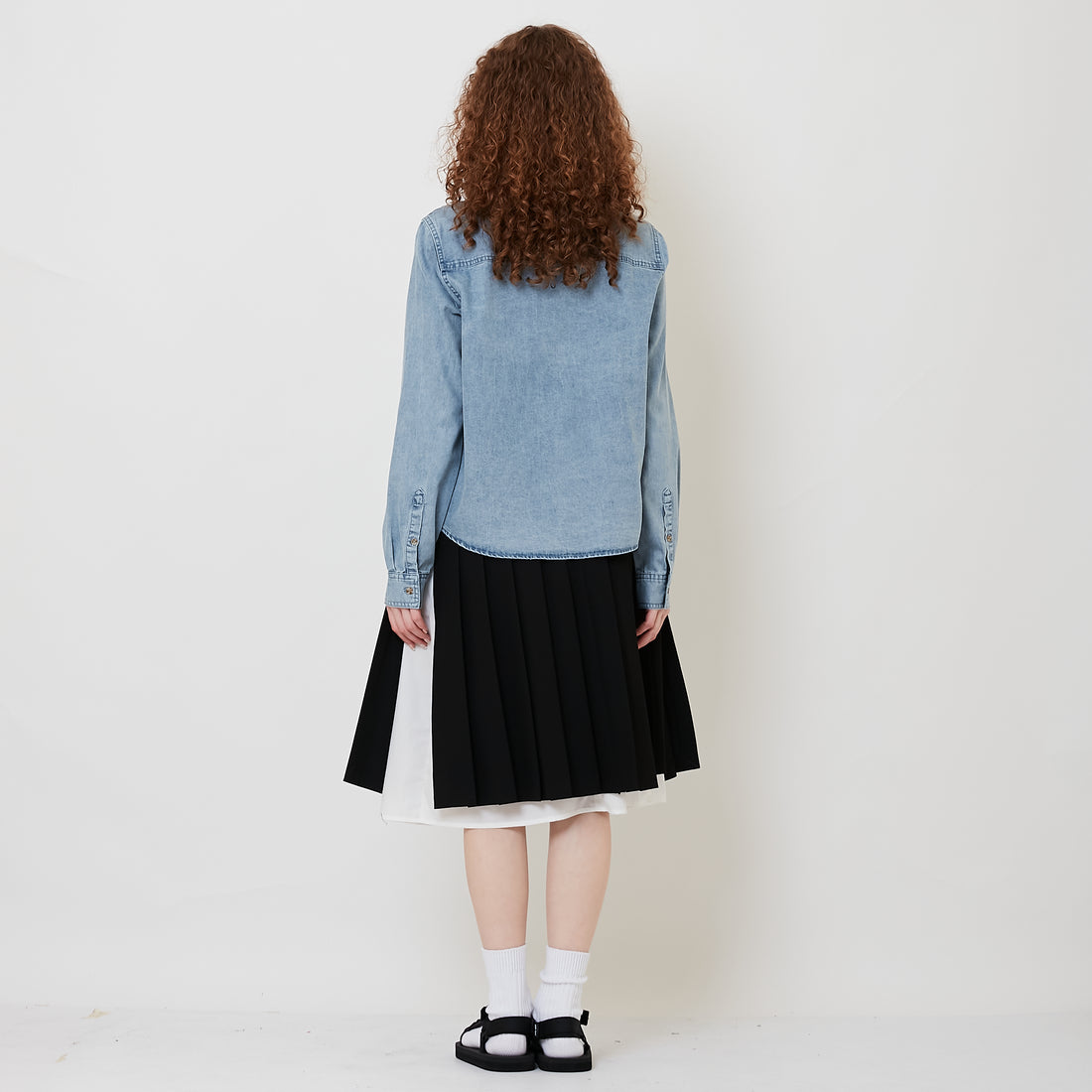 Women Midi Skirt - Black - SW2511201A