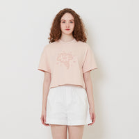 Women Embroidery Cropped Top - SW2512205