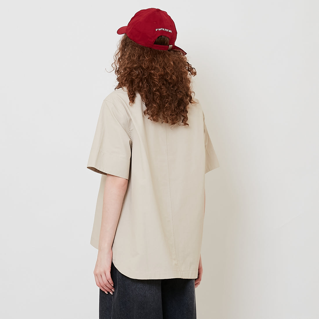 Women Cotton Nylon Top - Light Khaki - SW2512216A