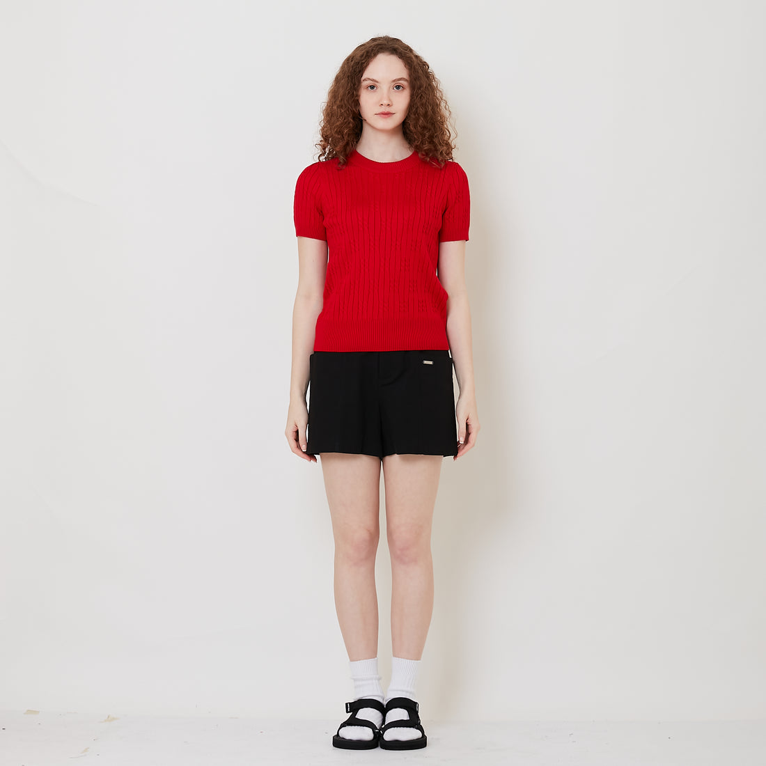 Women Shorts - Black - SW2512220B