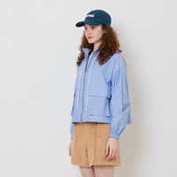 Women Striped Jacket - Light Blue - SW2512234A