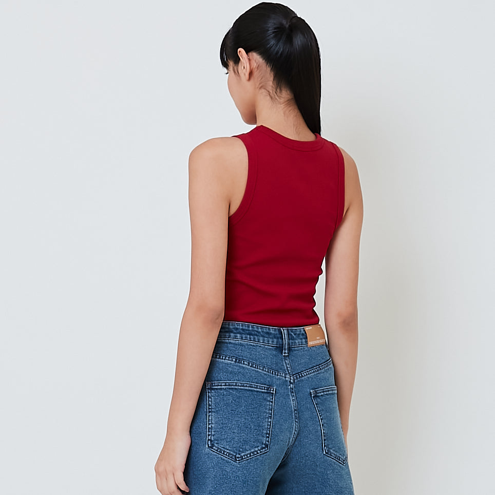 Women Ribbed Tank Top - SW2601001