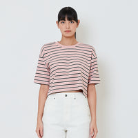 Women Striped Cropped Top - SW2601003