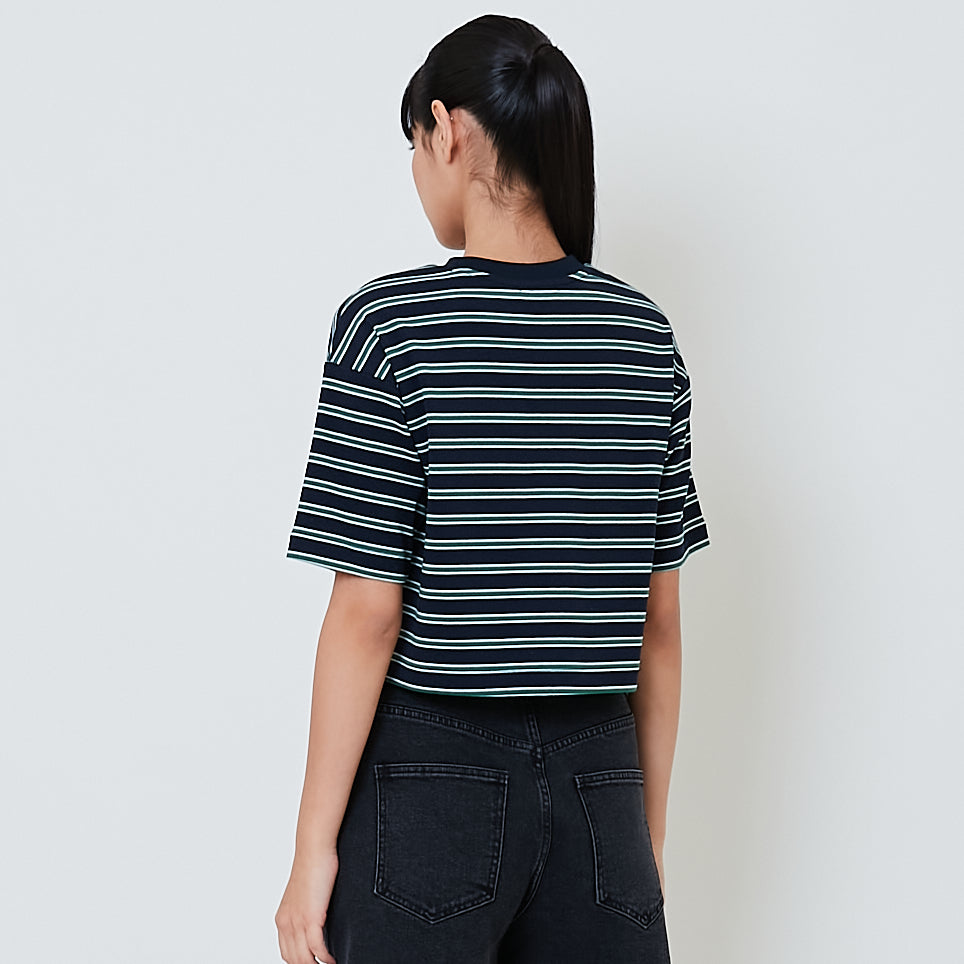Women Striped Cropped Top - SW2601003