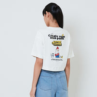 Women Graphic Boxy Top - SW2601004