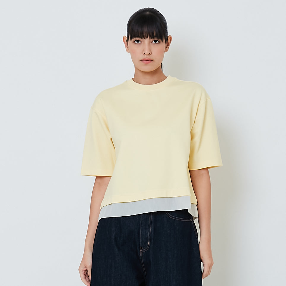 Women Combined Top - Yellow - SW2601010B