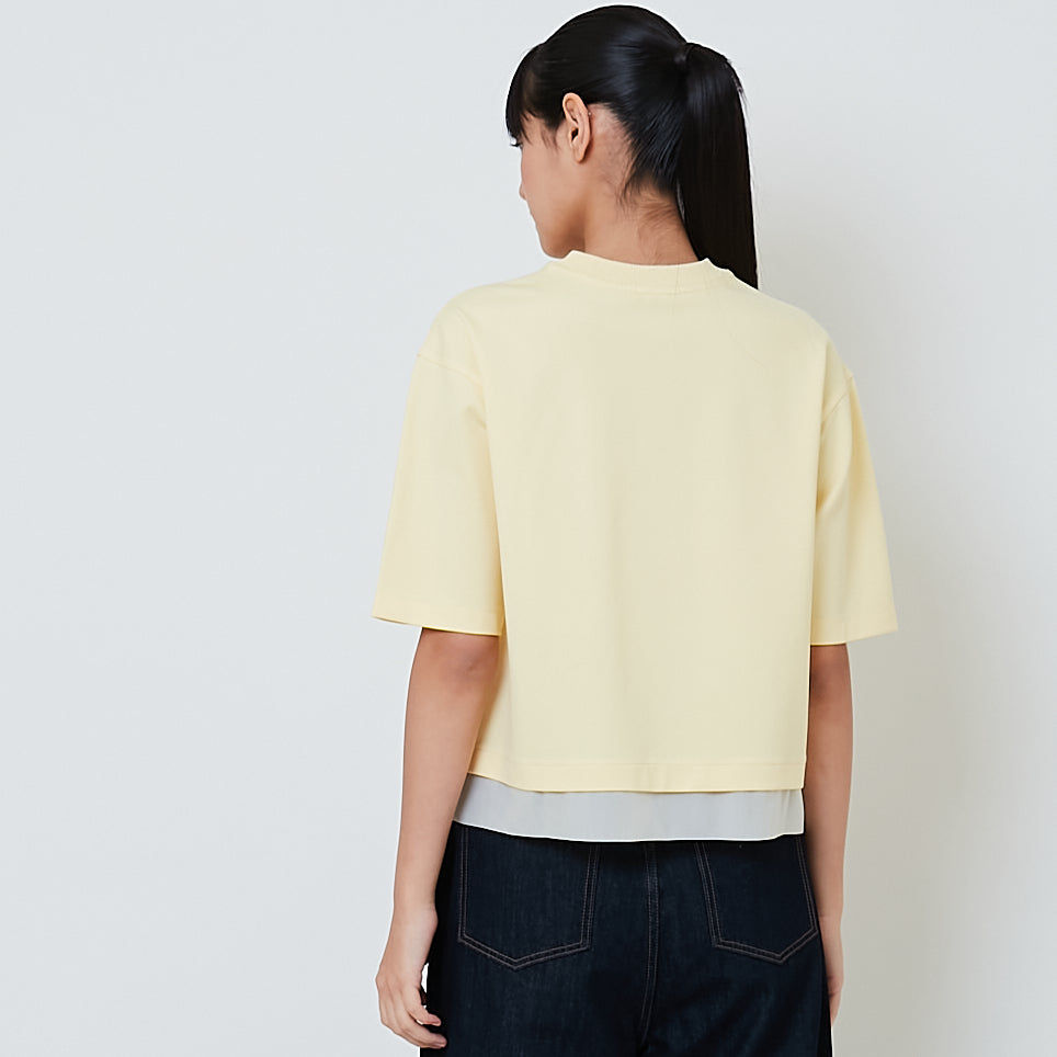 Women Combined Top - Yellow - SW2601010B