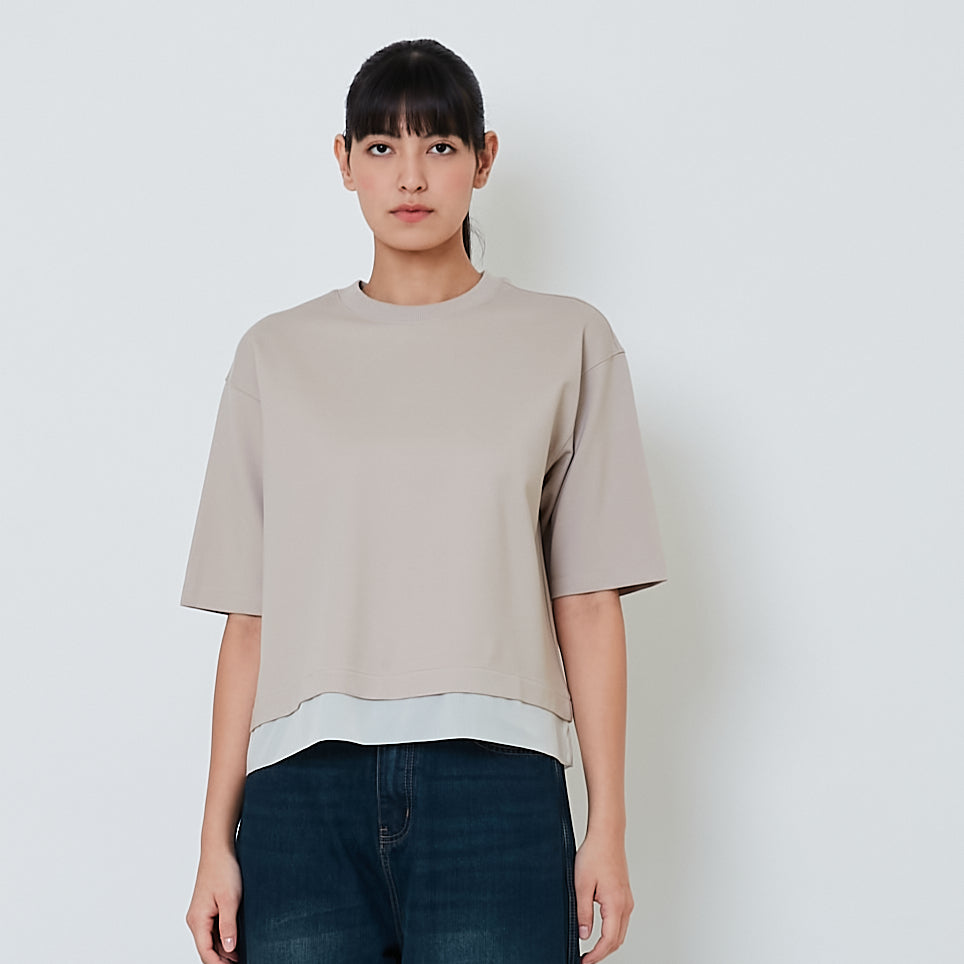 Women Combined Top - Khaki - SW2601010C
