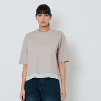 Women Combined Top - Khaki - SW2601010C