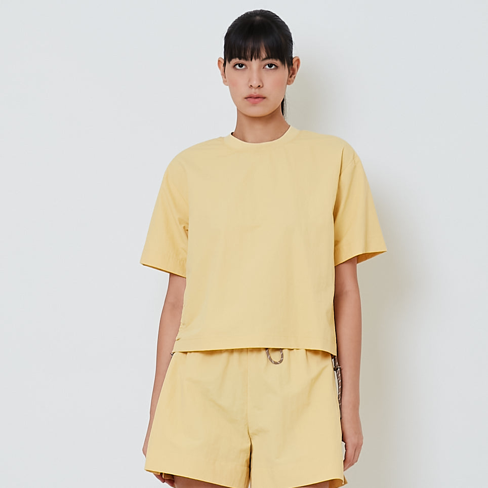 Women Nylon Top - Yellow - SW2601015A