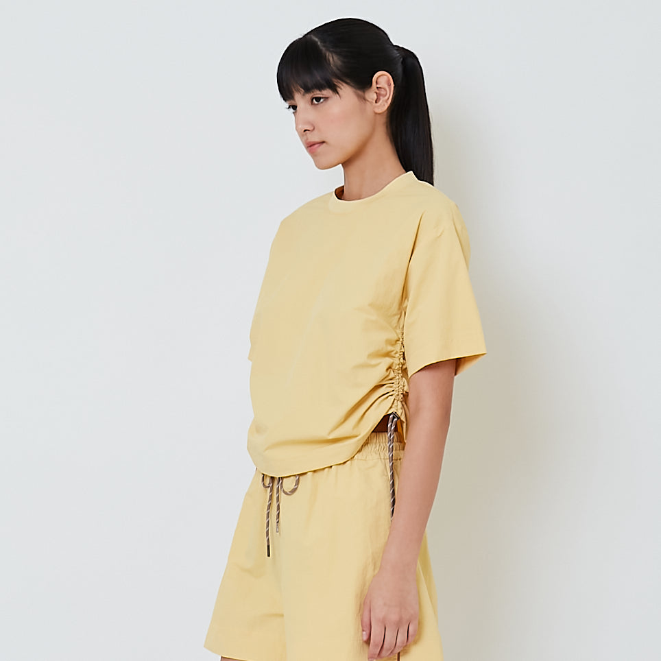 Women Nylon Top - Yellow - SW2601015A