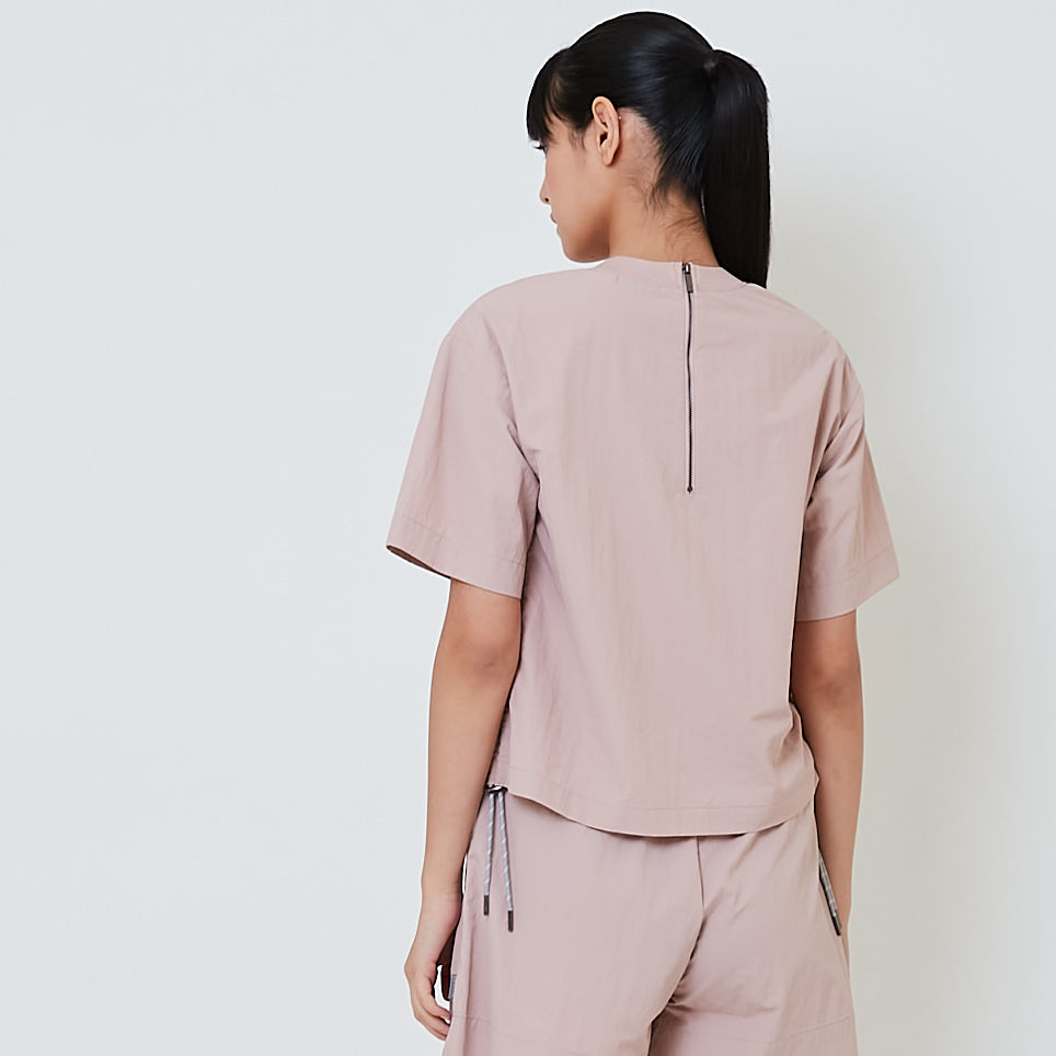 Women Nylon Top - Pink - SW2601015B