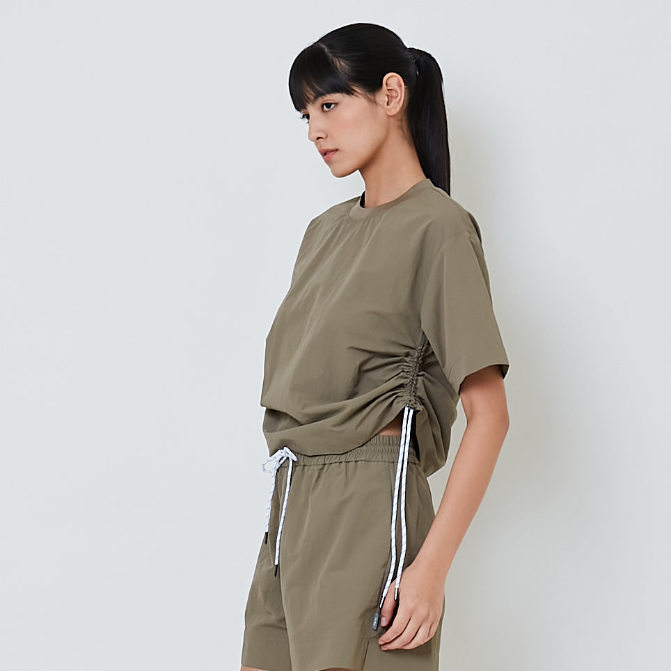 Women Nylon Top - Khaki - SW2601015C