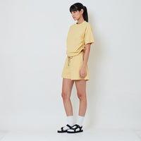 Women Nylon Shorts - Yellow - SW2601016A