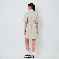 Women Nylon Short Dress - Khaki - SW2601019A