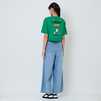 Women Straight Cut Jeans - Light Blue - SW2601029A
