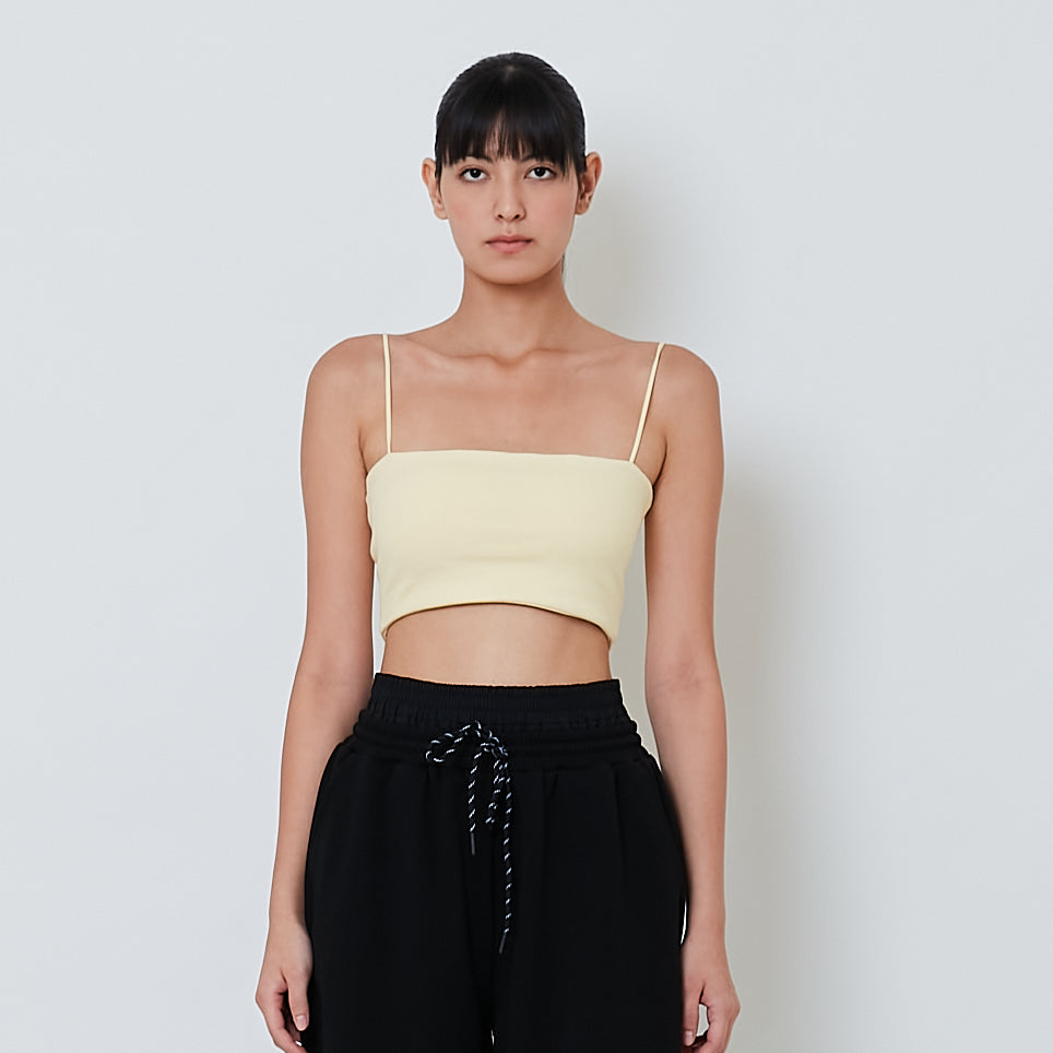 Women Padded Camisole - Yellow - SW2601031B