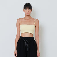 Women Padded Camisole - Yellow - SW2601031B
