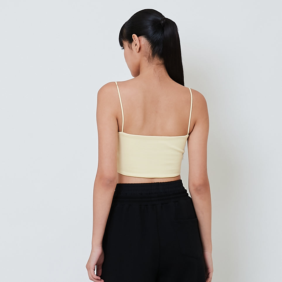Women Padded Camisole - Yellow - SW2601031B