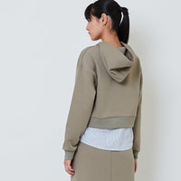Women Combined Long Sleeve Hoodie - Green - SW2602045A