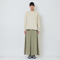 Women Elastic Waist Long Pants - Green - SW2602047A