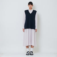Women 2-in-1 Maxi Shirt Dress - Lilac - SW2602048A