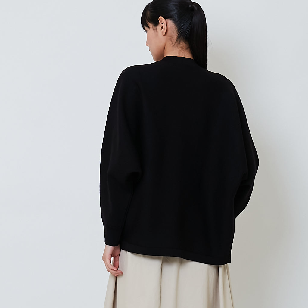 Women Batwing Cardigan - Black - SW2602052B