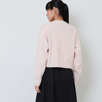 Women Fluffy Cardigan - Pink - SW2602100C