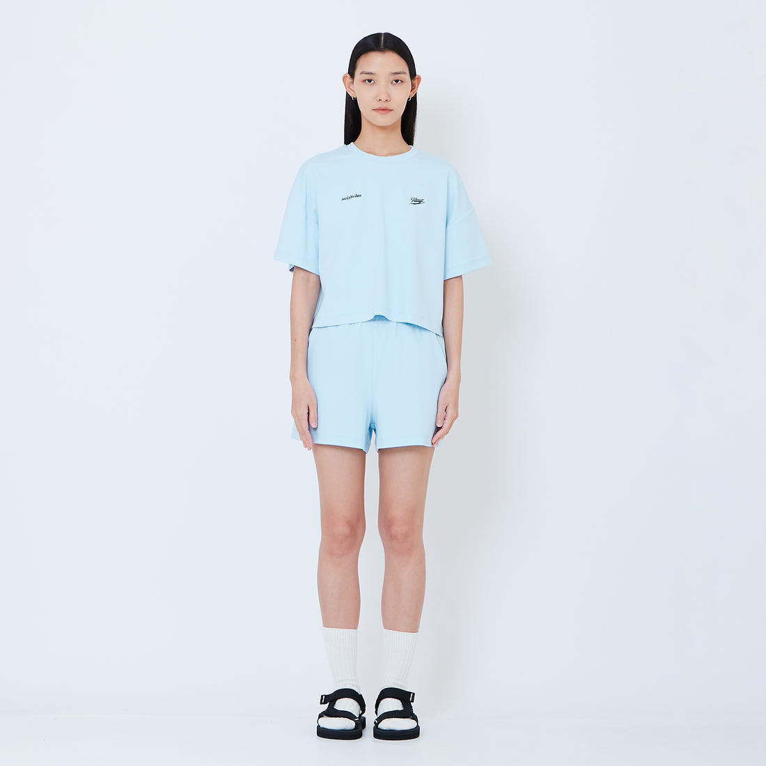 Women Elastic Waist Shorts - SW2603067
