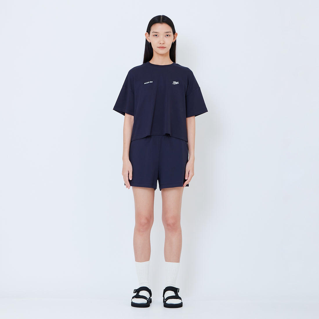 Women Elastic Waist Shorts - SW2603067