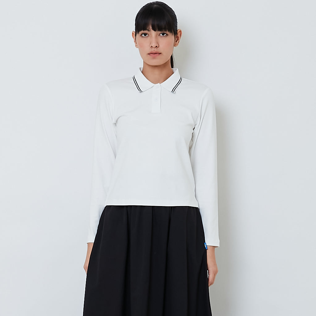 Women Long Sleeve Polo Top - SW2603066