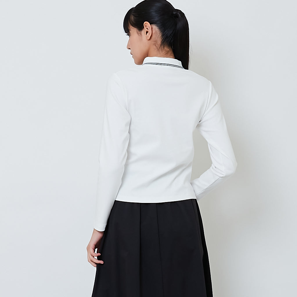 Women Long Sleeve Polo Top - SW2603066