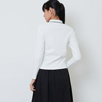 Women Long Sleeve Polo Top - SW2603066