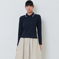 Women Long Sleeve Polo Top - SW2603066