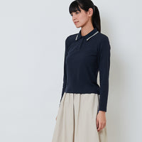 Women Long Sleeve Polo Top - SW2603066