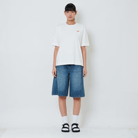 Women Baggy Jorts - Blue - SW2603089A